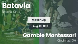 Matchup: Batavia  vs. Gamble Montessori  2018