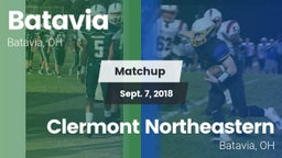 Matchup: Batavia  vs. Clermont Northeastern  2018