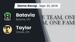 Recap: Batavia  vs. Taylor  2018