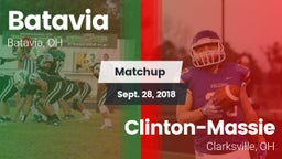 Matchup: Batavia  vs. Clinton-Massie  2018