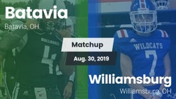 Matchup: Batavia  vs. Williamsburg  2019