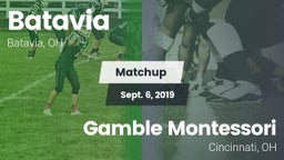 Matchup: Batavia  vs. Gamble Montessori  2019