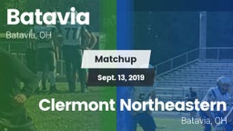 Matchup: Batavia  vs. Clermont Northeastern  2019