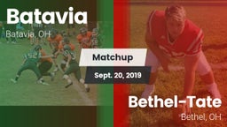 Matchup: Batavia  vs. Bethel-Tate  2019
