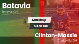 Matchup: Batavia  vs. Clinton-Massie  2019