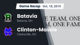 Recap: Batavia  vs. Clinton-Massie  2019