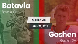 Matchup: Batavia  vs. Goshen  2019