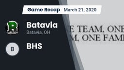 Recap: Batavia  vs. BHS 2020