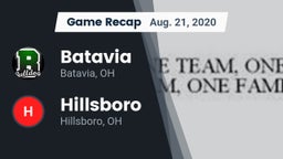 Recap: Batavia  vs. Hillsboro 2020