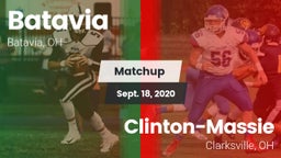 Matchup: Batavia  vs. Clinton-Massie  2020