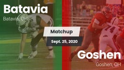 Matchup: Batavia  vs. Goshen  2020