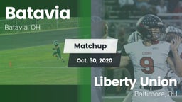 Matchup: Batavia  vs. Liberty Union  2020