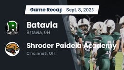 Recap: Batavia  vs. Shroder Paideia Academy  2023