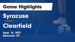 Syracuse  vs Clearfield  Game Highlights - Sept. 14, 2021