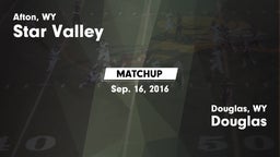 Matchup: Star Valley High vs. Douglas  2016