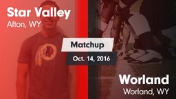 Matchup: Star Valley High vs. Worland  2016