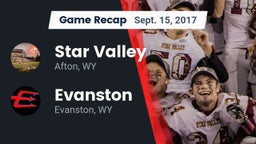 Recap: Star Valley  vs. Evanston  2017