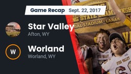 Recap: Star Valley  vs. Worland  2017