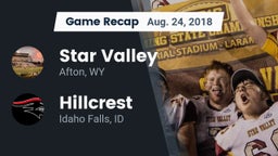 Recap: Star Valley  vs. Hillcrest  2018