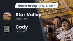 Recap: Star Valley  vs. Cody  2017