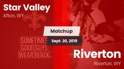 Matchup: Star Valley High vs. Riverton  2019