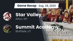 Recap: Star Valley  vs. Summit Academy  2020