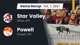 Recap: Star Valley  vs. Powell  2021