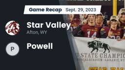 Recap: Star Valley  vs. Powell 2023