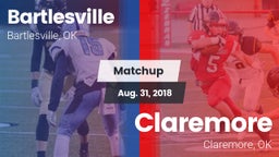 Matchup: Bartlesville High vs. Claremore  2018