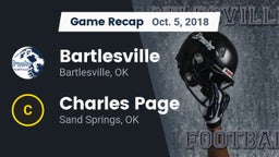 Recap: Bartlesville  vs. Charles Page  2018