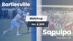 Matchup: Bartlesville High vs. Sapulpa  2019