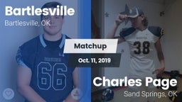 Matchup: Bartlesville High vs. Charles Page  2019