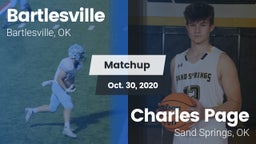 Matchup: Bartlesville High vs. Charles Page  2020