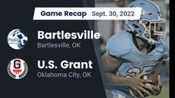 Recap: Bartlesville  vs. U.S. Grant  2022