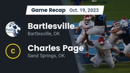 Recap: Bartlesville  vs. Charles Page  2023