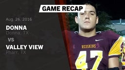 Recap: Donna  vs. Valley View  2016