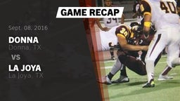 Recap: Donna  vs. La Joya  2016