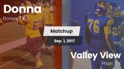 Matchup: Donna  vs. Valley View  2017