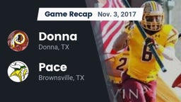 Recap: Donna  vs. Pace  2017