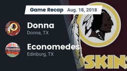Recap: Donna  vs. Economedes  2018
