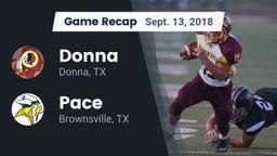 Recap: Donna  vs. Pace  2018