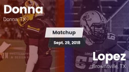 Matchup: Donna  vs. Lopez  2018