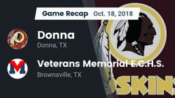 Recap: Donna  vs. Veterans Memorial E.C.H.S. 2018