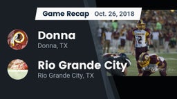 Recap: Donna  vs. Rio Grande City  2018