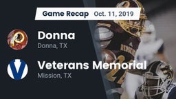 Recap: Donna  vs. Veterans Memorial  2019
