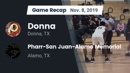 Recap: Donna  vs. Pharr-San Juan-Alamo Memorial  2019