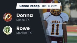 Recap: Donna  vs. Rowe  2021