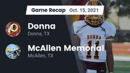 Recap: Donna  vs. McAllen Memorial  2021