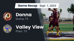Recap: Donna  vs. Valley View  2023