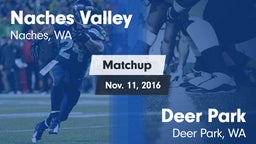Matchup: Naches Valley High vs. Deer Park  2016